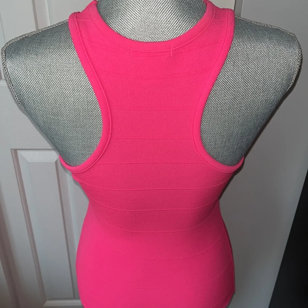 New Sexy Hot Pink Bodycon Dress Small - Picture 6 of 7